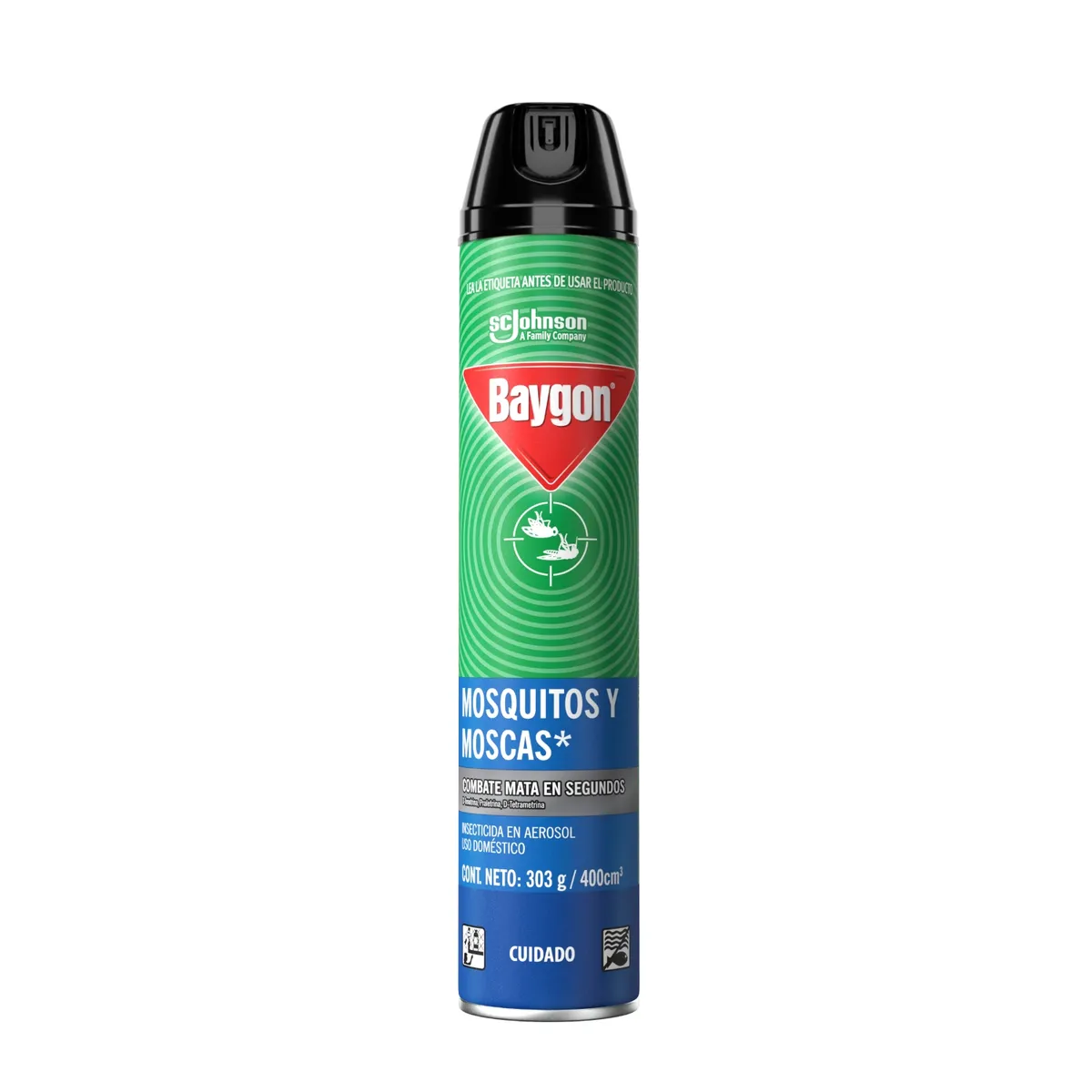 BAYGON - Insecticida Baygon Mosquitos y Moscas Envase 400 mL
