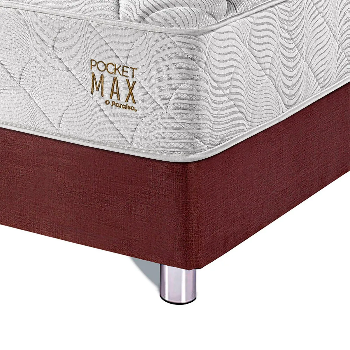 PARAISO - Cama Pocket Max 2Pz Choco
