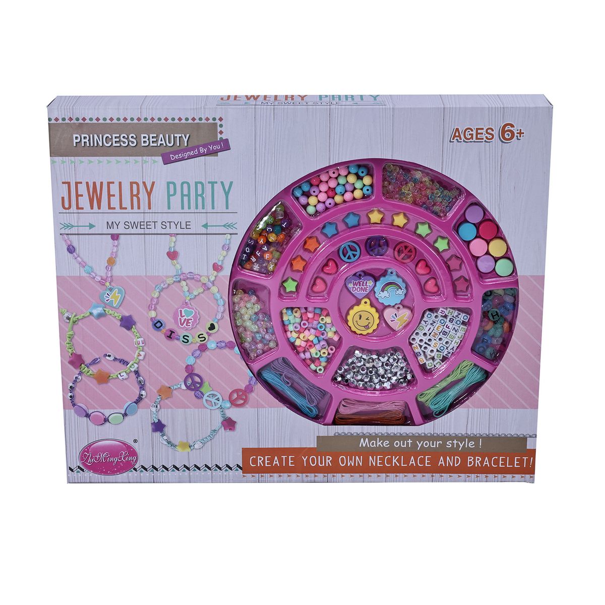 ZHIMING XING - Set Mostacillas Pulseras Dijes