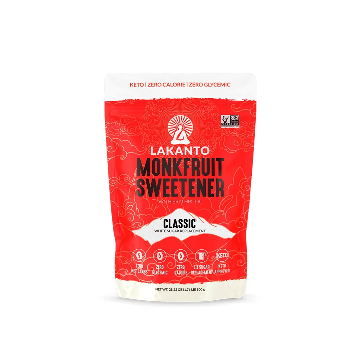 POWER NATURE - Endulzante Fruto del Monje Classic Lakanto Doypack 800 g