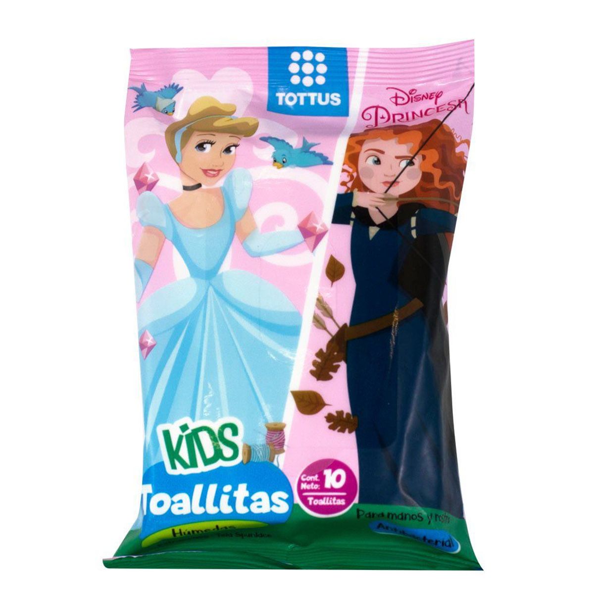 TOTTUS - Toallitas Húmedas Tottus Kids Princesas Empaque 10 Und
