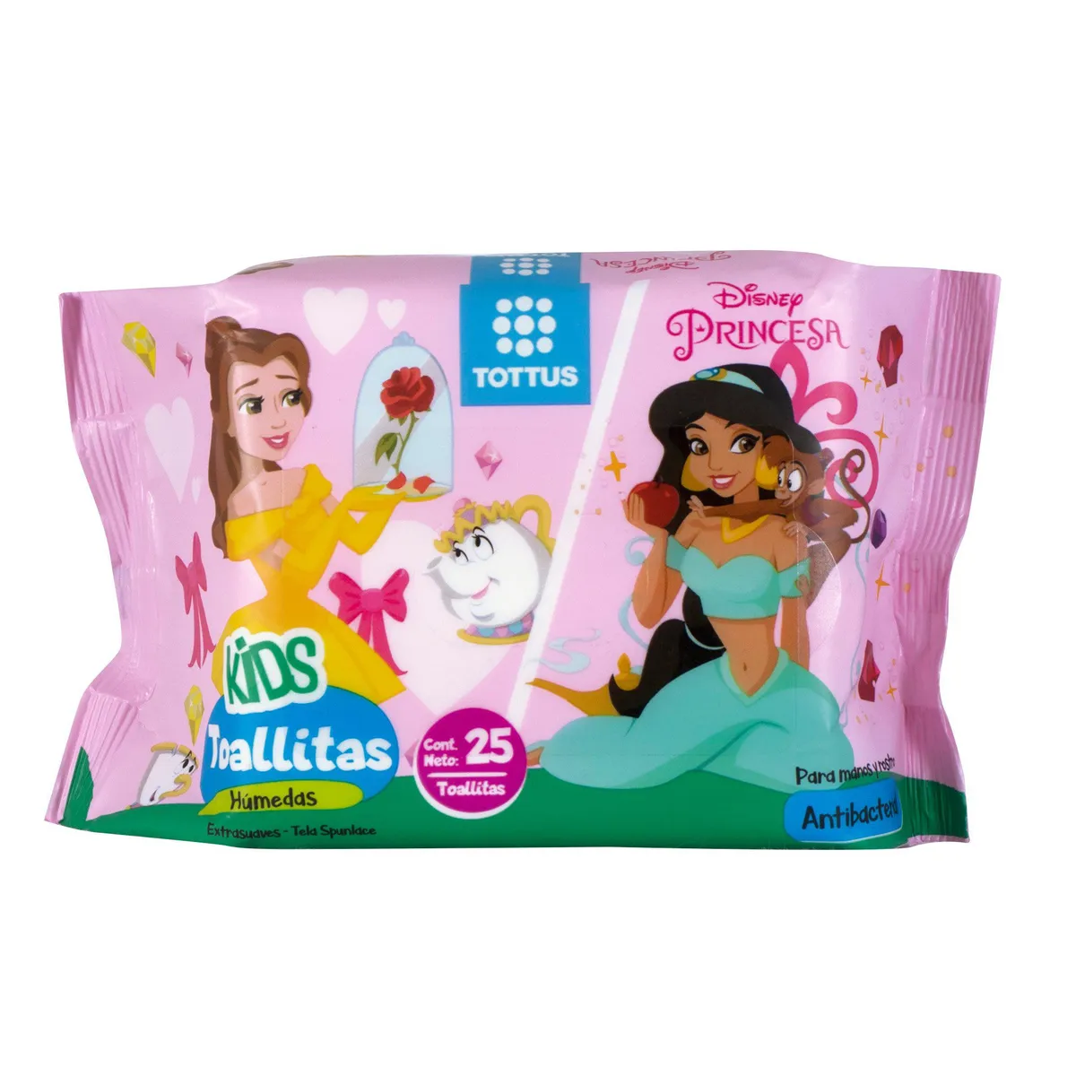 TOTTUS - Toallitas Húmedas Tottus Kids Princesas Empaque 25 Und