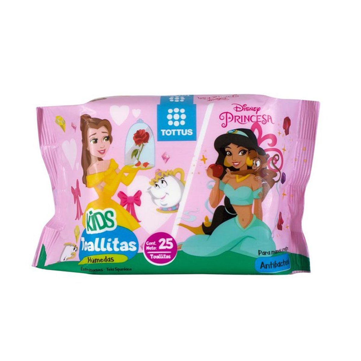 TOTTUS - Toallitas Húmedas Tottus Kids Princesas Empaque 25 Und