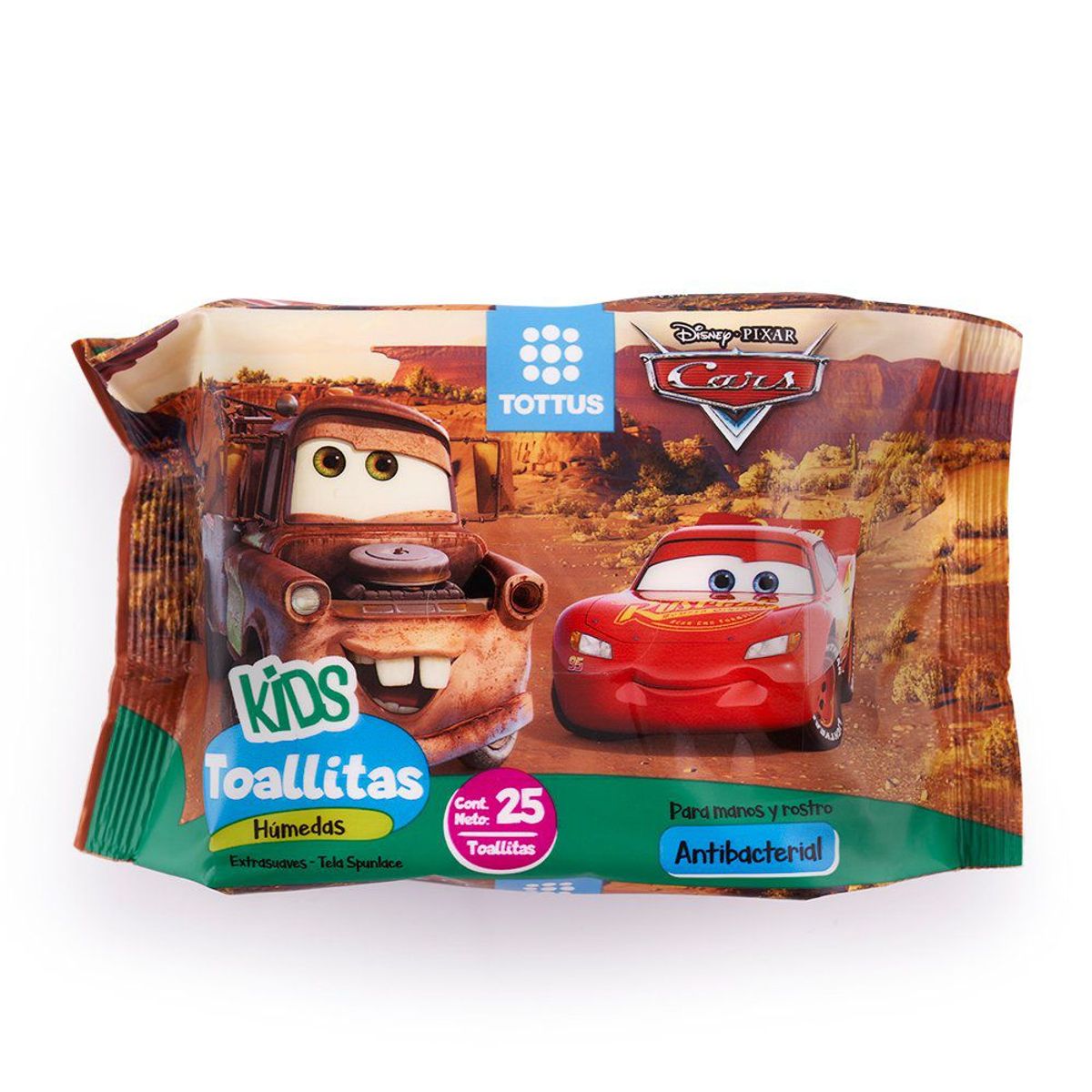 TOTTUS - Toallitas Húmedas Tottus Kids Cars Empaque 25 Und