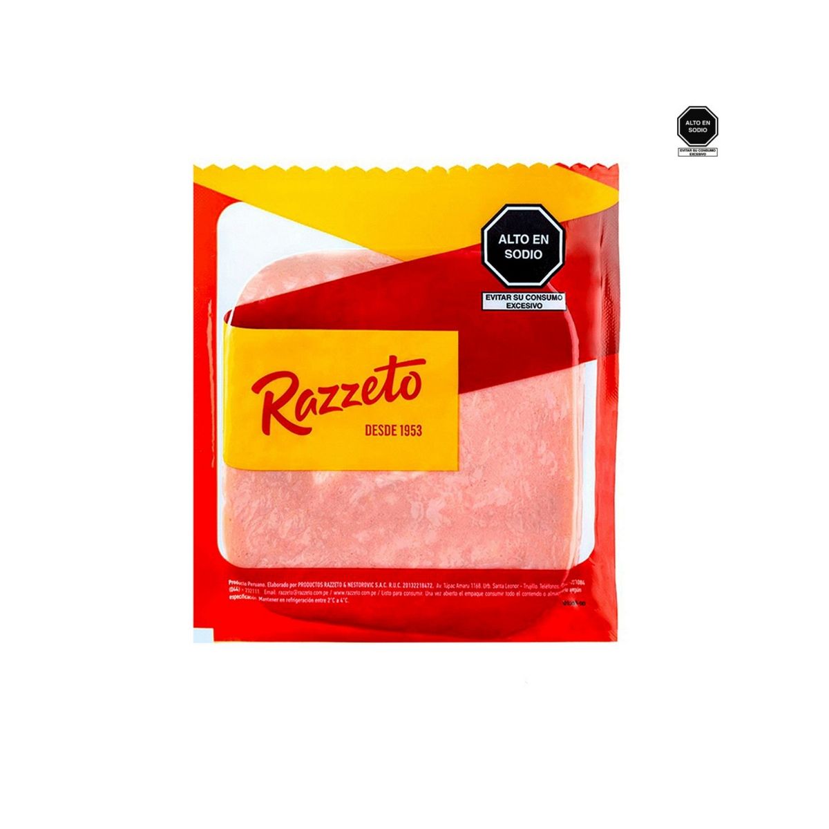 RAZZETO - Jamón Pizza Razzeto Empaque 200 g
