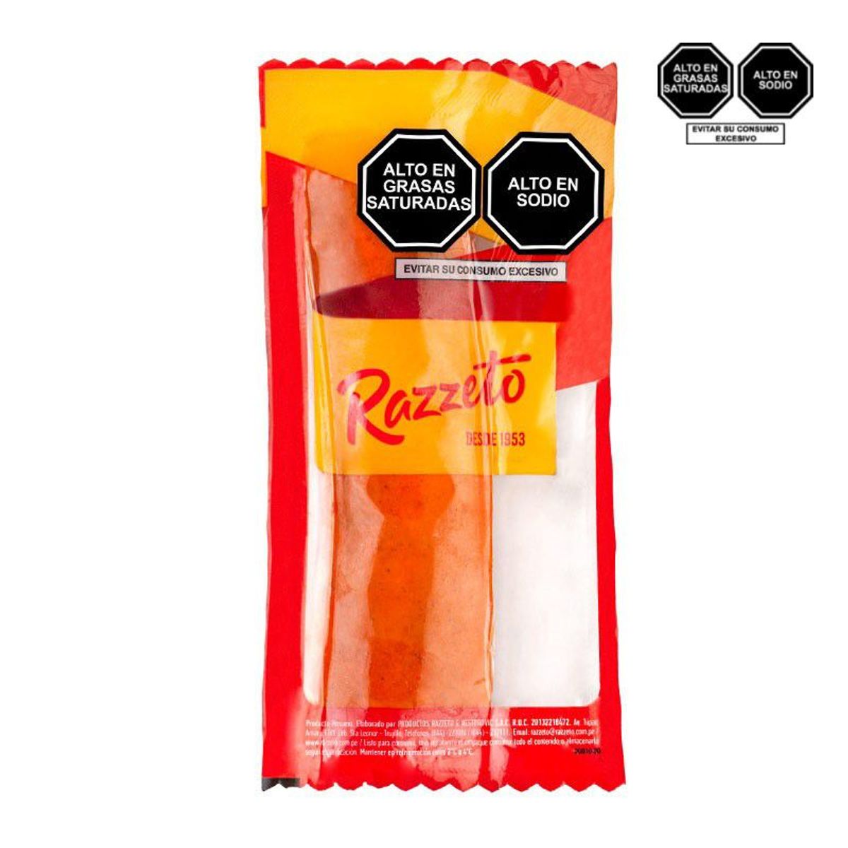 RAZZETO - Salchicha de Huacho Razzeto Empaque 85 g