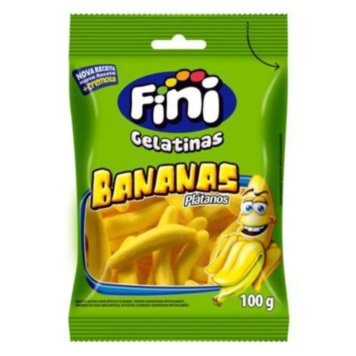 FINI - Gomas Fini Bananas Bolsa 100 g