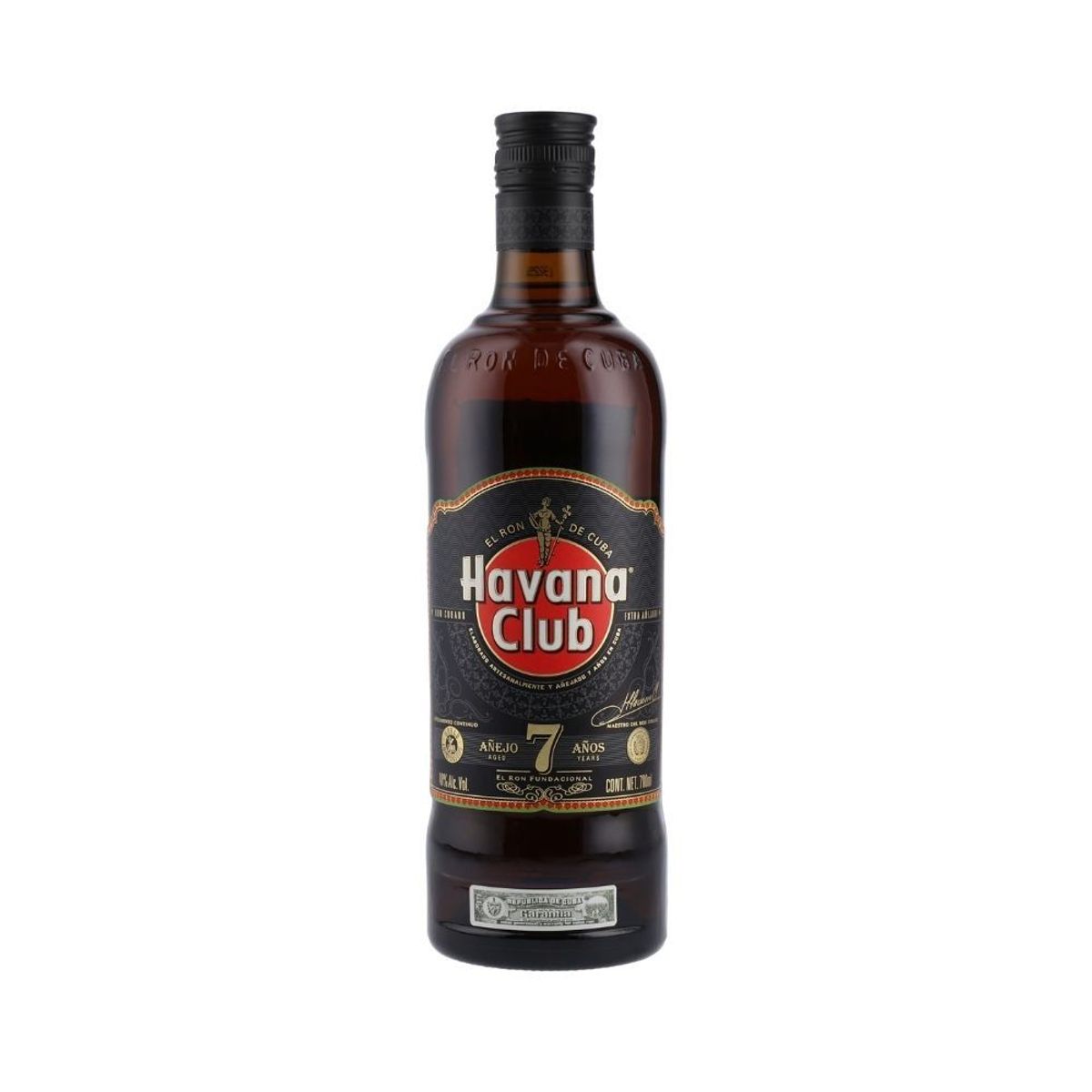 HAVANA CLUB - Ron Havana Club 7 Años Botella 700 mL