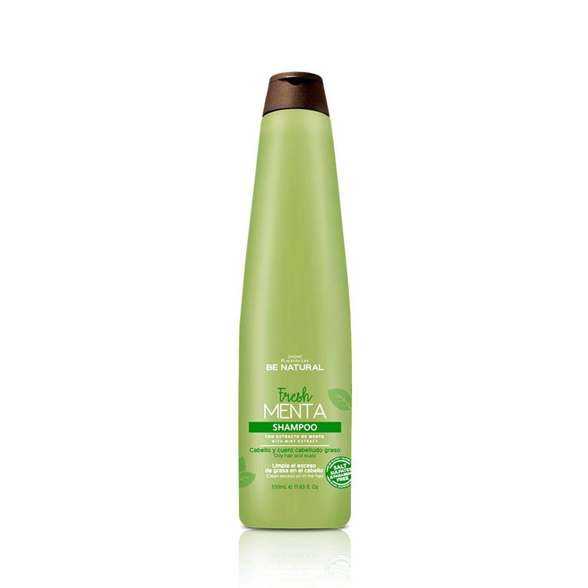 BE NATURAL - Shampoo Be Natural Fresh Menta Light Envase 350 mL