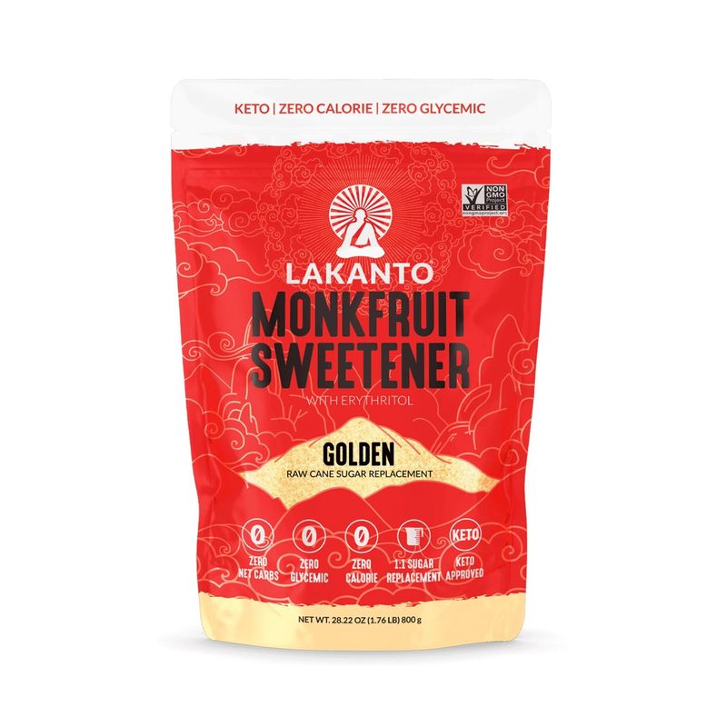 LAKANTO - Endulzante Fruto del Monje Golden Lakanto Doypack 800 g 