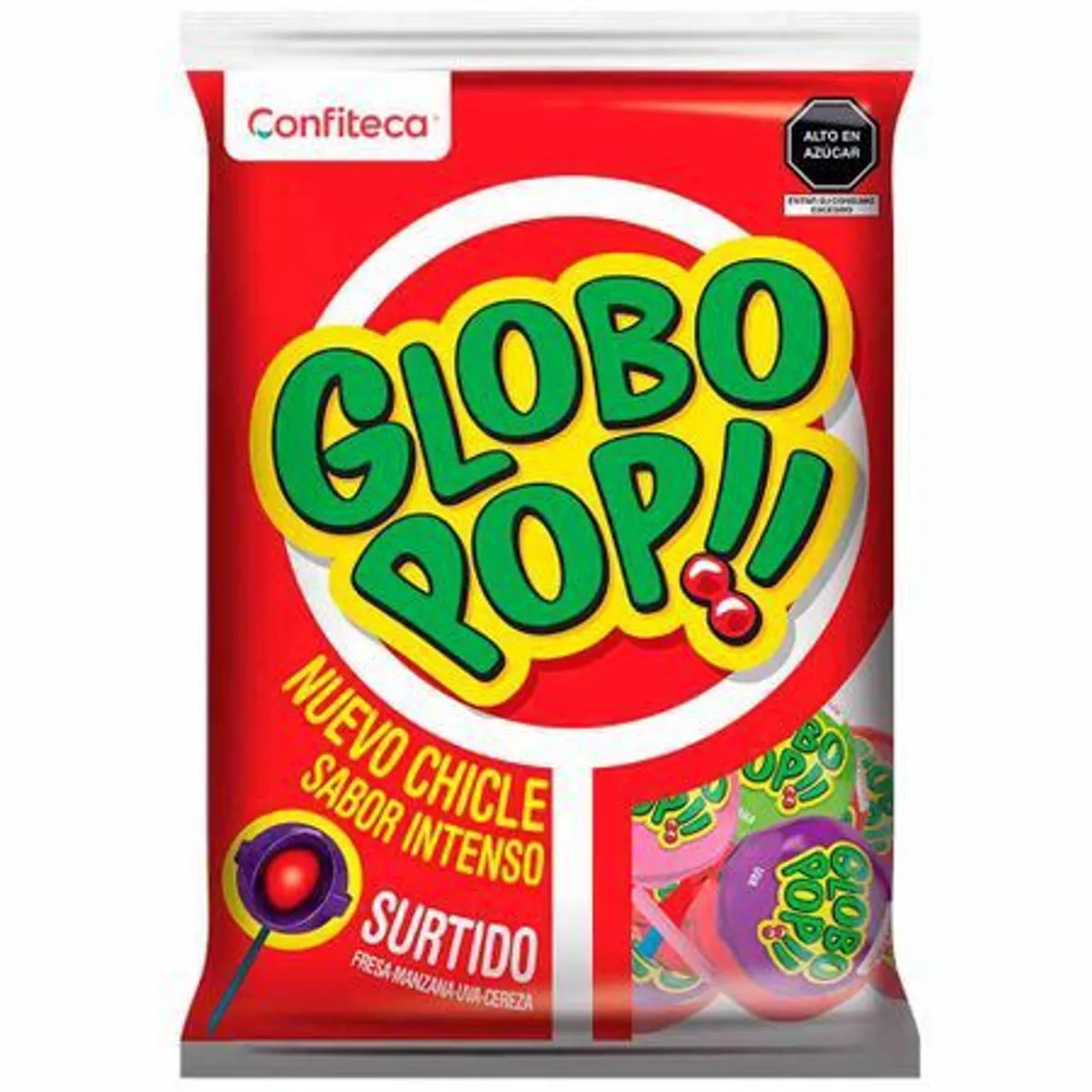 GLOBO POP - Chupetin Globo Pop Renovado Surtido Bolsa 432 g