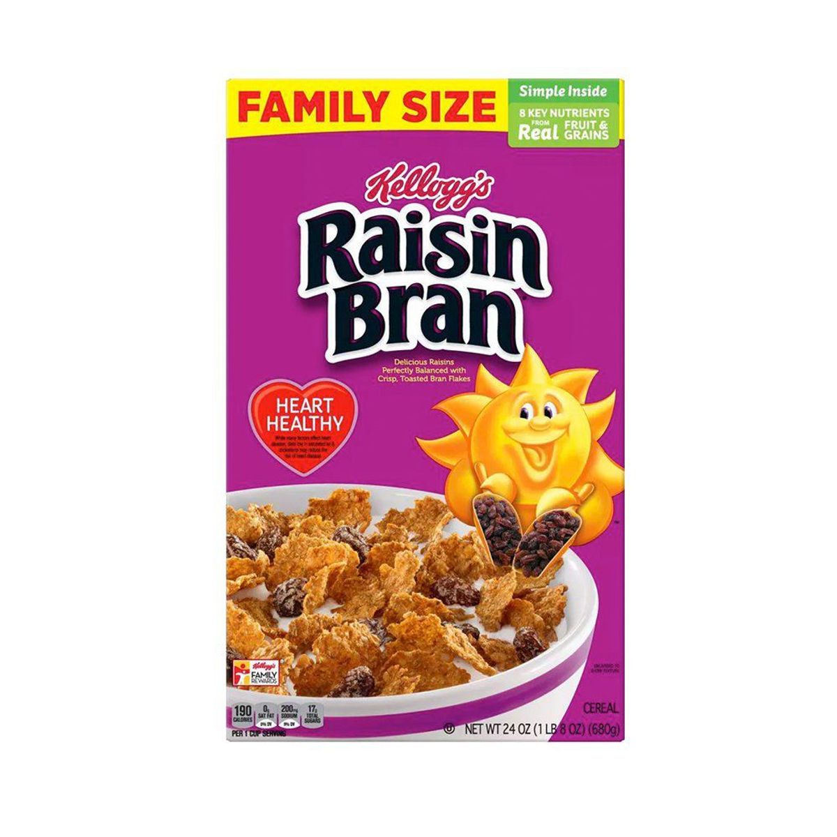 KELLOGGS - Cereal Raisin Bran Breakfast Kelloggs 680 g