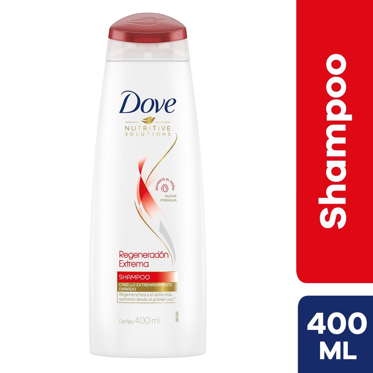 DOVE - Shampoo Dove Regeneración Extrema Superior Envase 400 mL