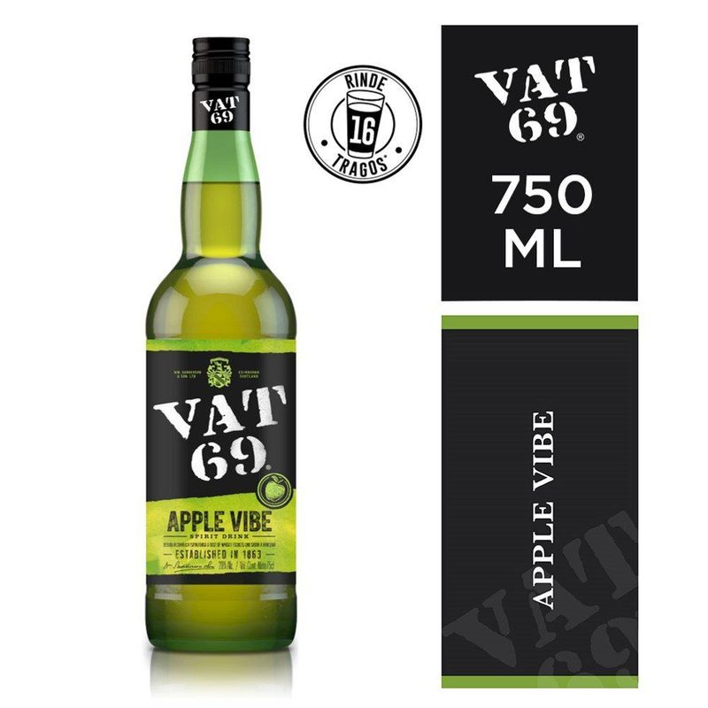 VAT69 - Whisky VAT69 Apple Botella 700 mL