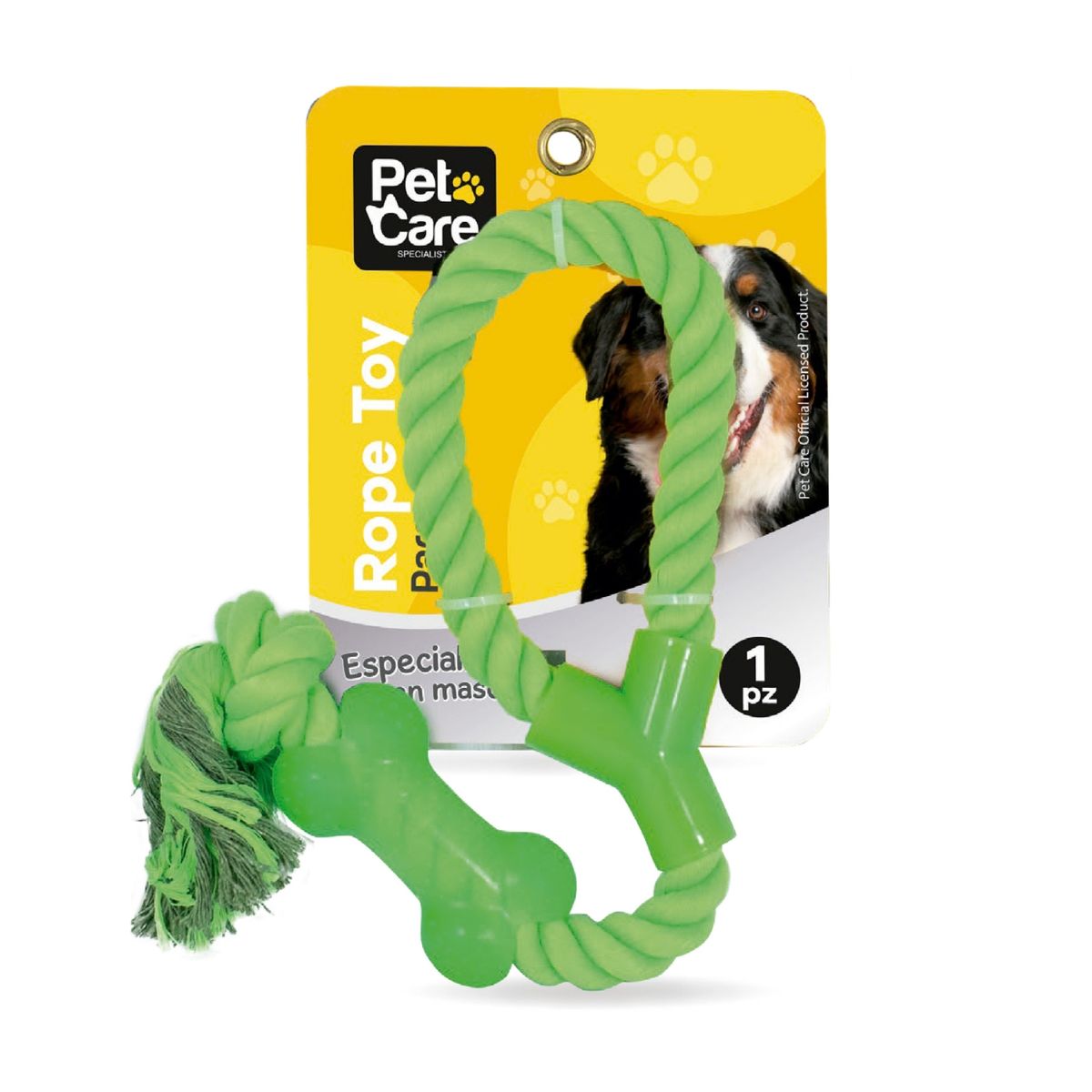 PETCARE - Hueso de Soga de Plástico para Mascota Pet Care