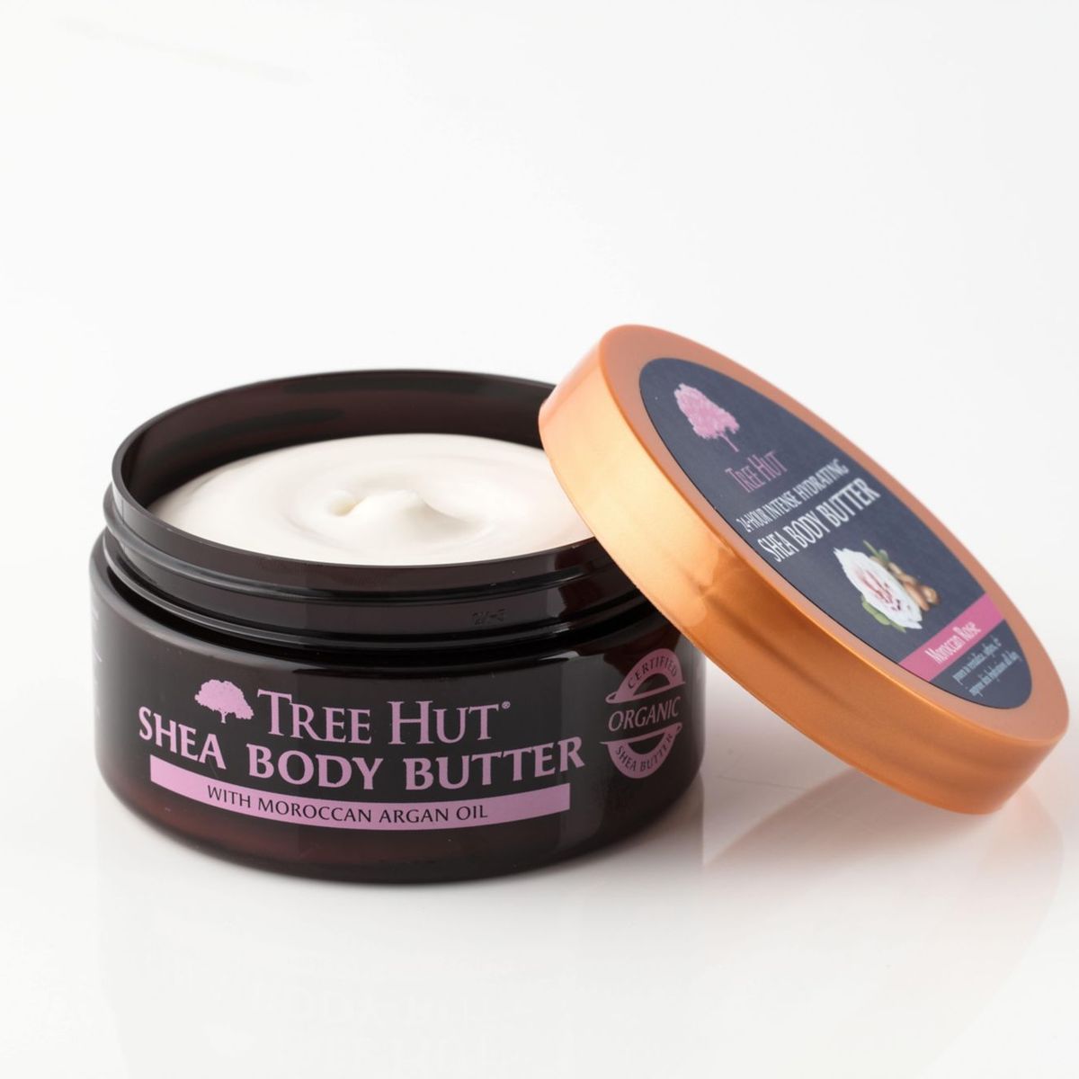TREE HUT - Manteca Corporal Tree Hut Rosa Marroquí Aceite De Argán Envase 198 g