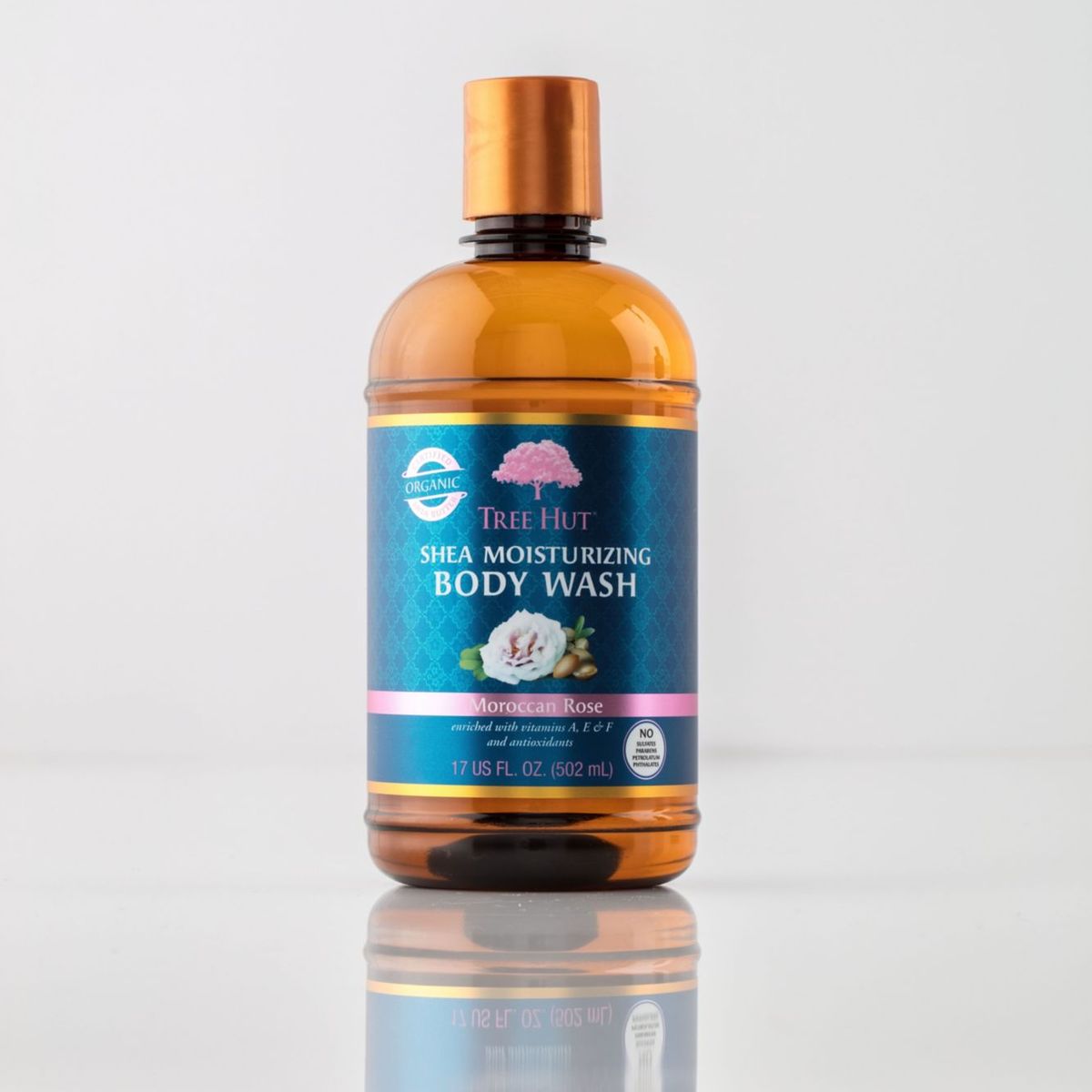 TREE HUT - Jabón Corporal Tree Hut Líquido Rosa Marroquí Envase 255 g
