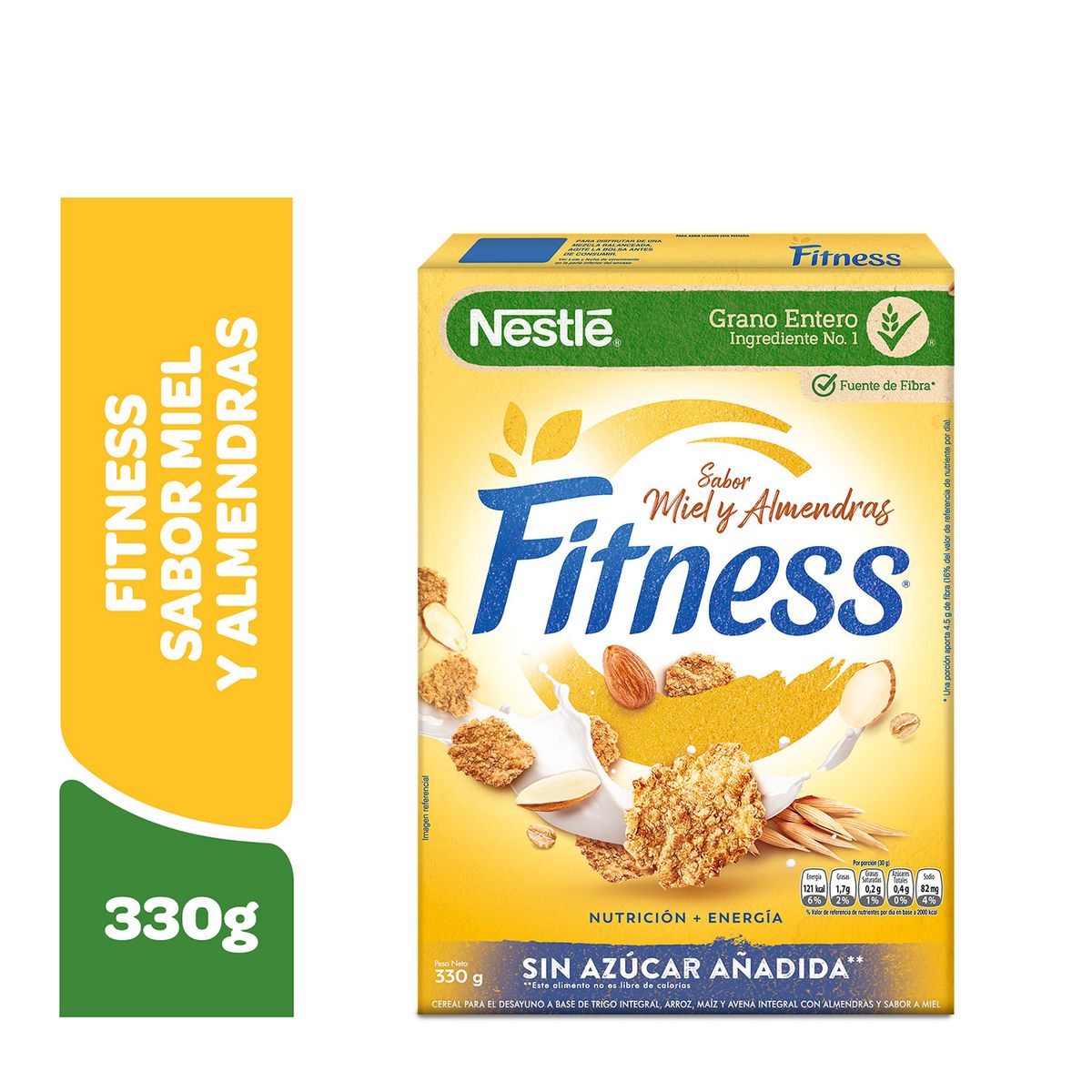 FITNESS - Cereal Fitness Nestlé Miel y Almendras Caja 330 g