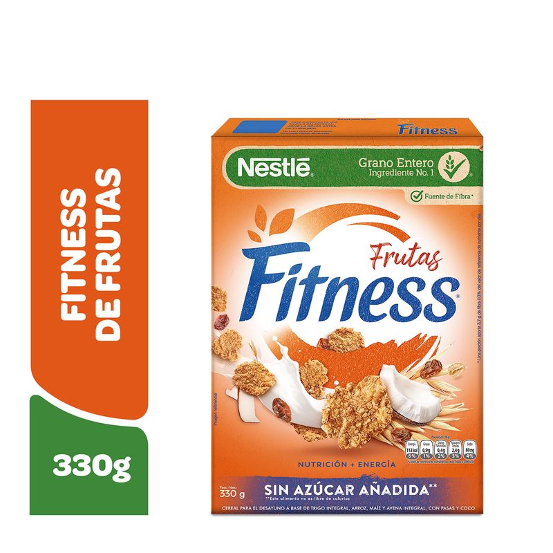 FITNESS - Cereal en Hojuelas con Pasas y Coco Fitness 330 g