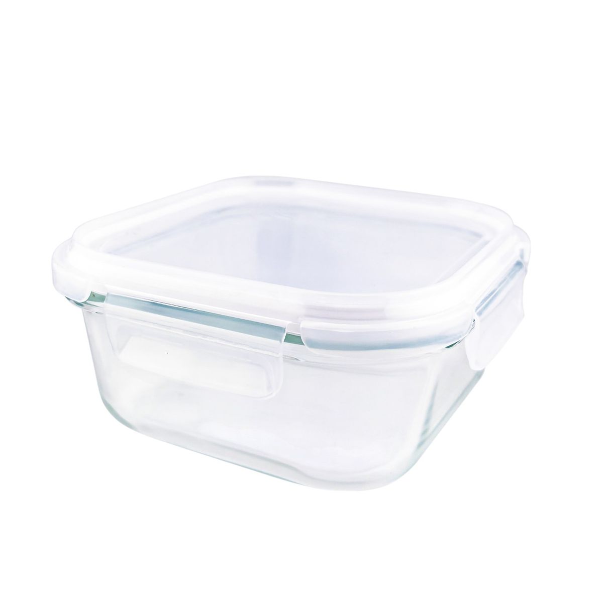 PRECIO UNO - Set x 3 Piezas Hermético Vidrio Cuadrado 800 ml