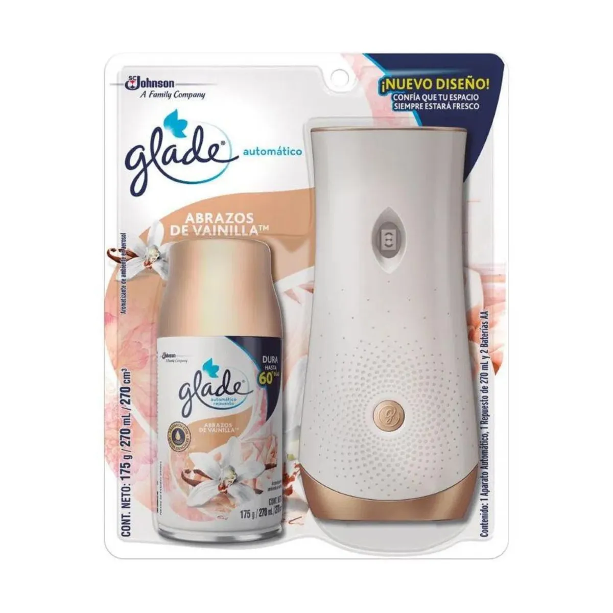 GLADE - Repuesto Automático Glade Vainilla Envase 270 mL