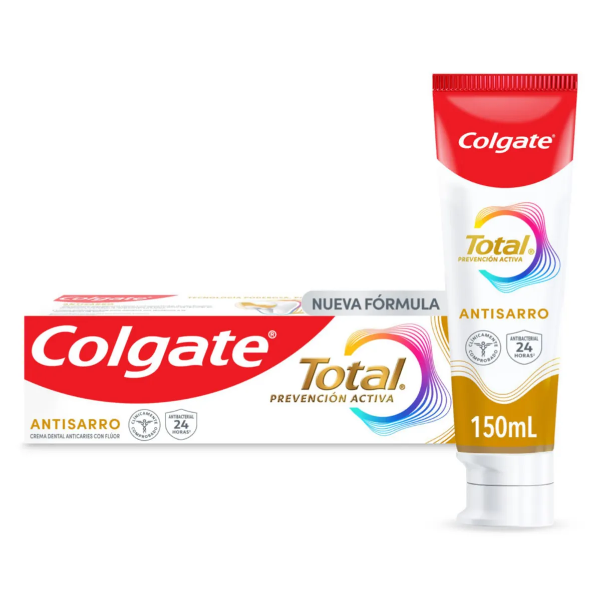 COLGATE - Crema Dental Total 12 Antisarro Colgate Caja 150 mL