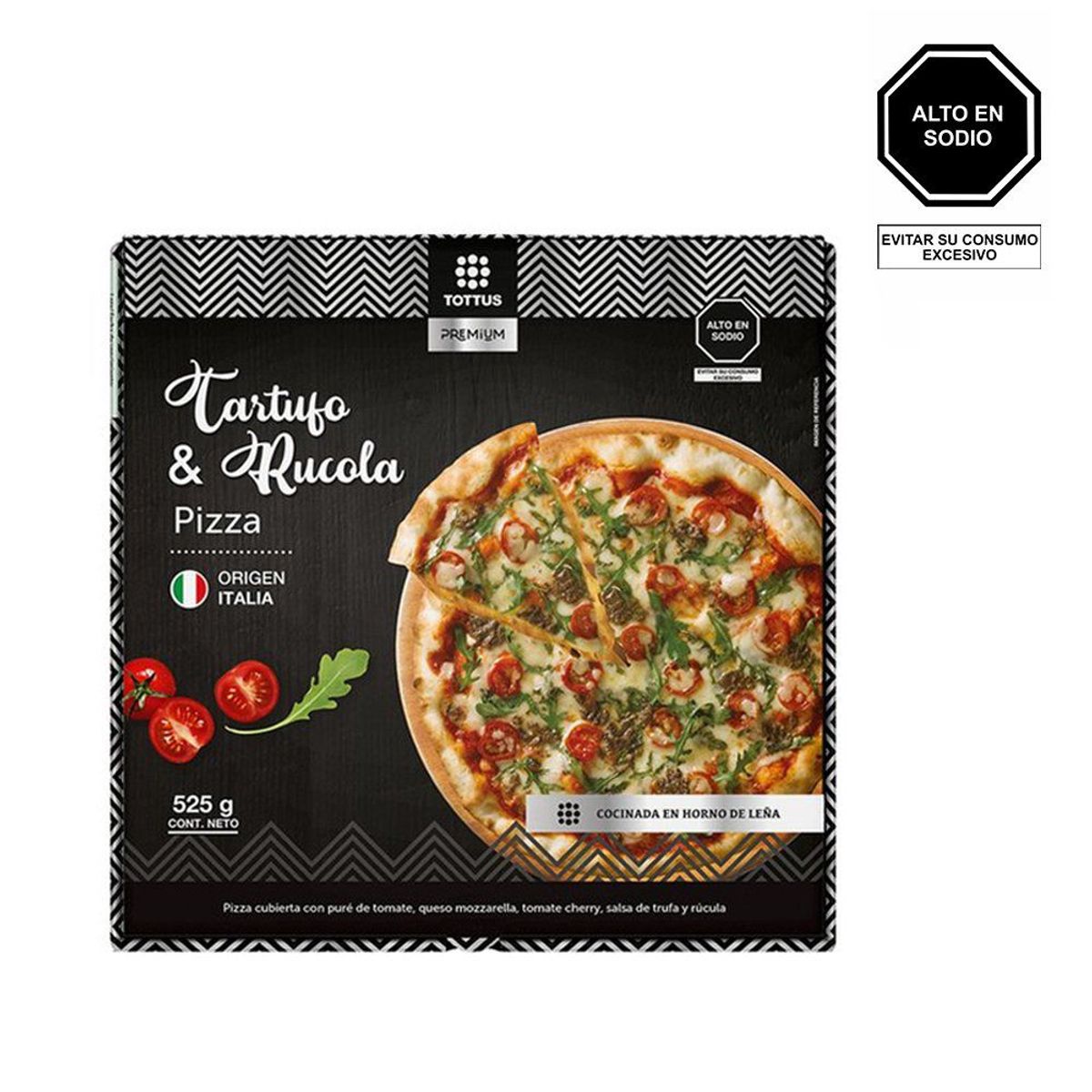TOTTUS PREMIUM - Pizza Tartufo y Rucola Tottus Premium Caja 500 g