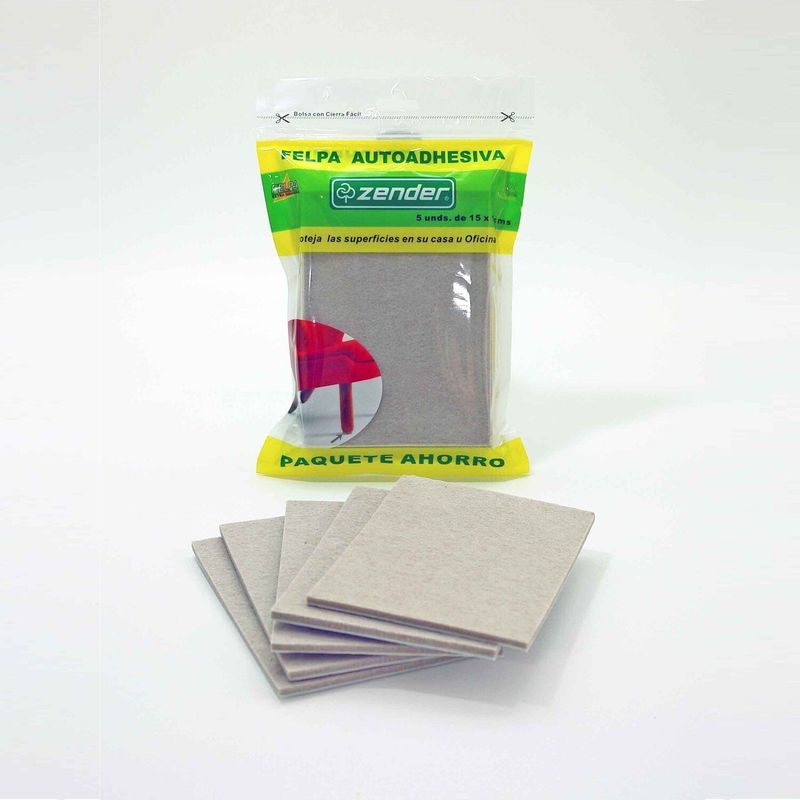 ZENDER - Felpa Beige Pqt Ahorro 15X11 cm X5Un