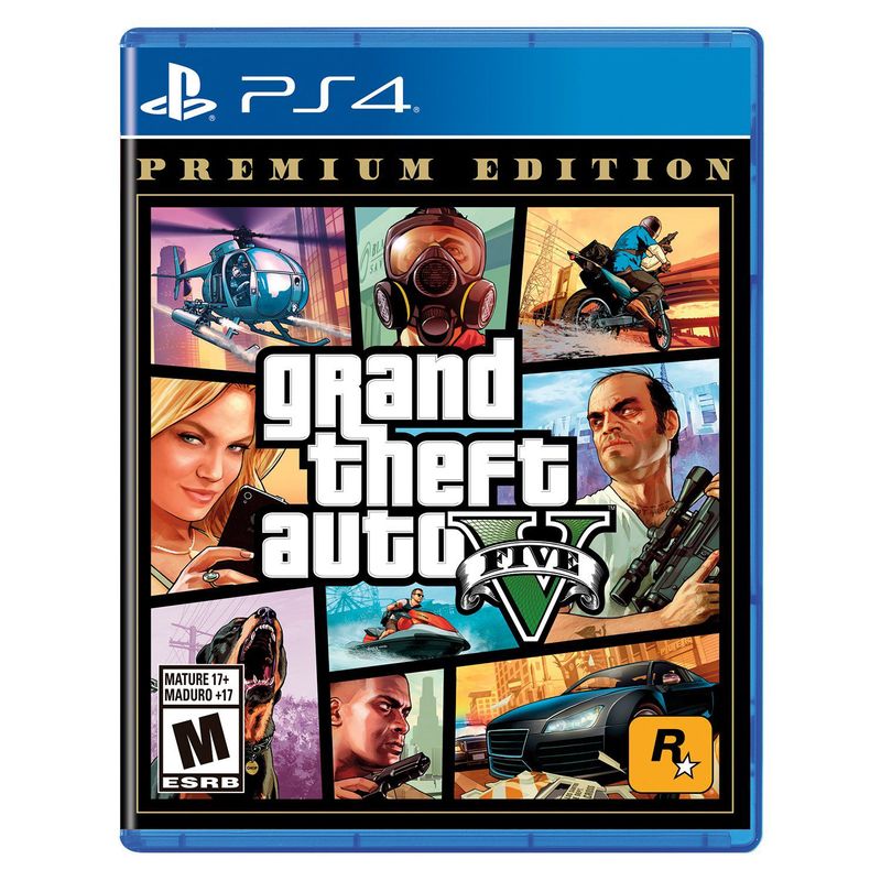 SONY - PS4 JGO GRAND THEFT AUTO V PREMIUM ED