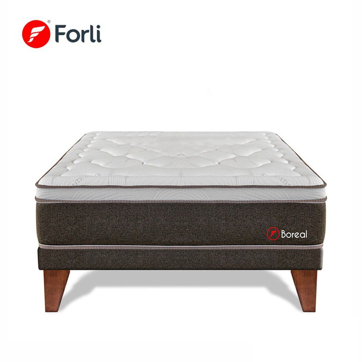 FORLI - Cama Europea Boreal Pocket Ss Queen+Sofa