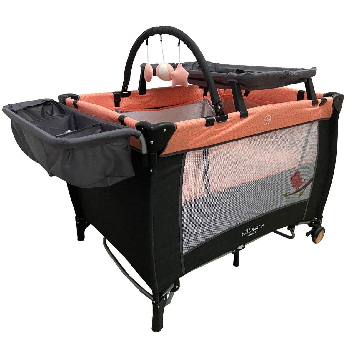 ALL BASICS - Cuna Corral Color Rosa