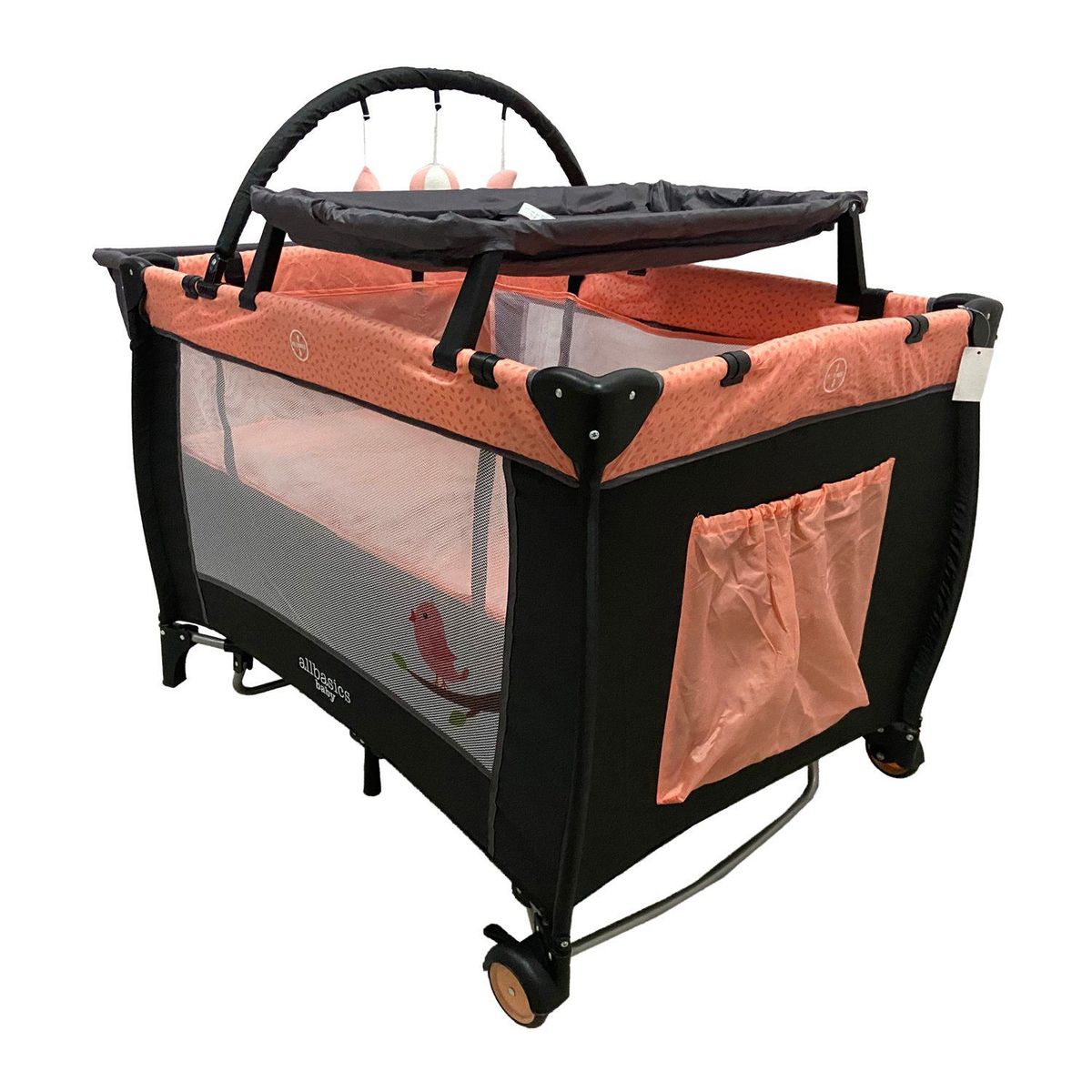 ALL BASICS - Cuna Corral Color Rosa