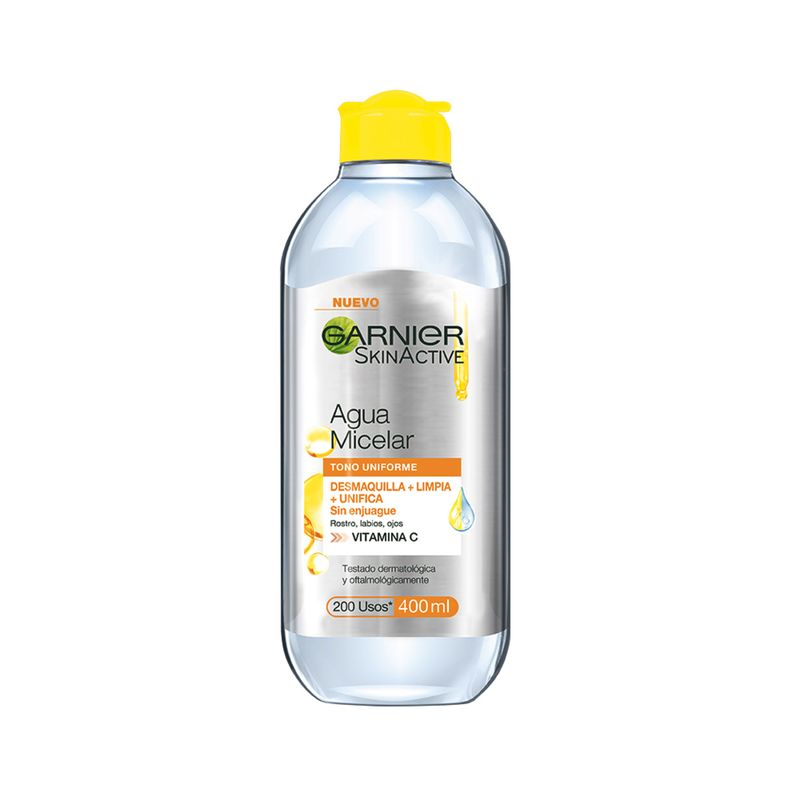 GARNIER - Agua Micelar Garnier Express Aclara Envase 400 mL