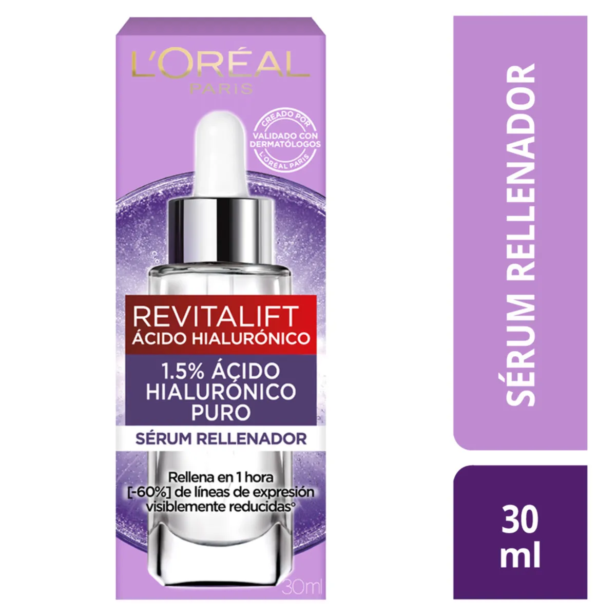 LOREAL PARIS - Sérum Loreal Revitalift Ácido Hialurónico Envase 30 mL