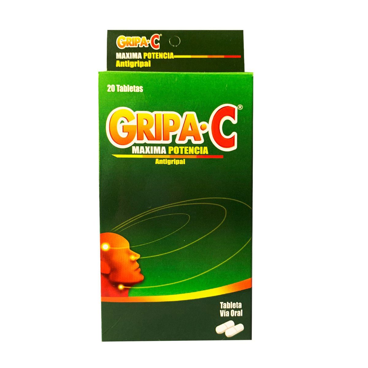 GRIPA C - Antigripal en Tableta Gripa C Caja 20 Und