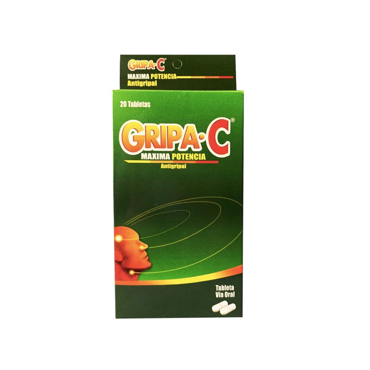 GRIPA C - Antigripal en Tableta Gripa C Caja 20 Und