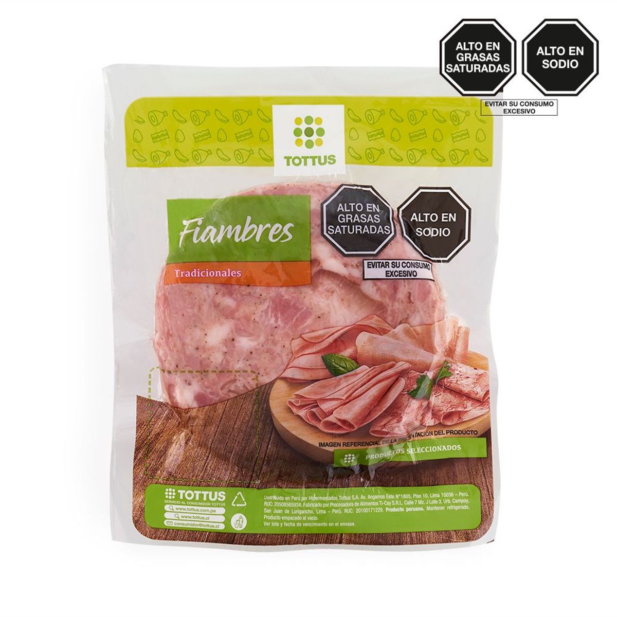 TOTTUS - Chicharrón de Prensa Tottus Empaque 100 g