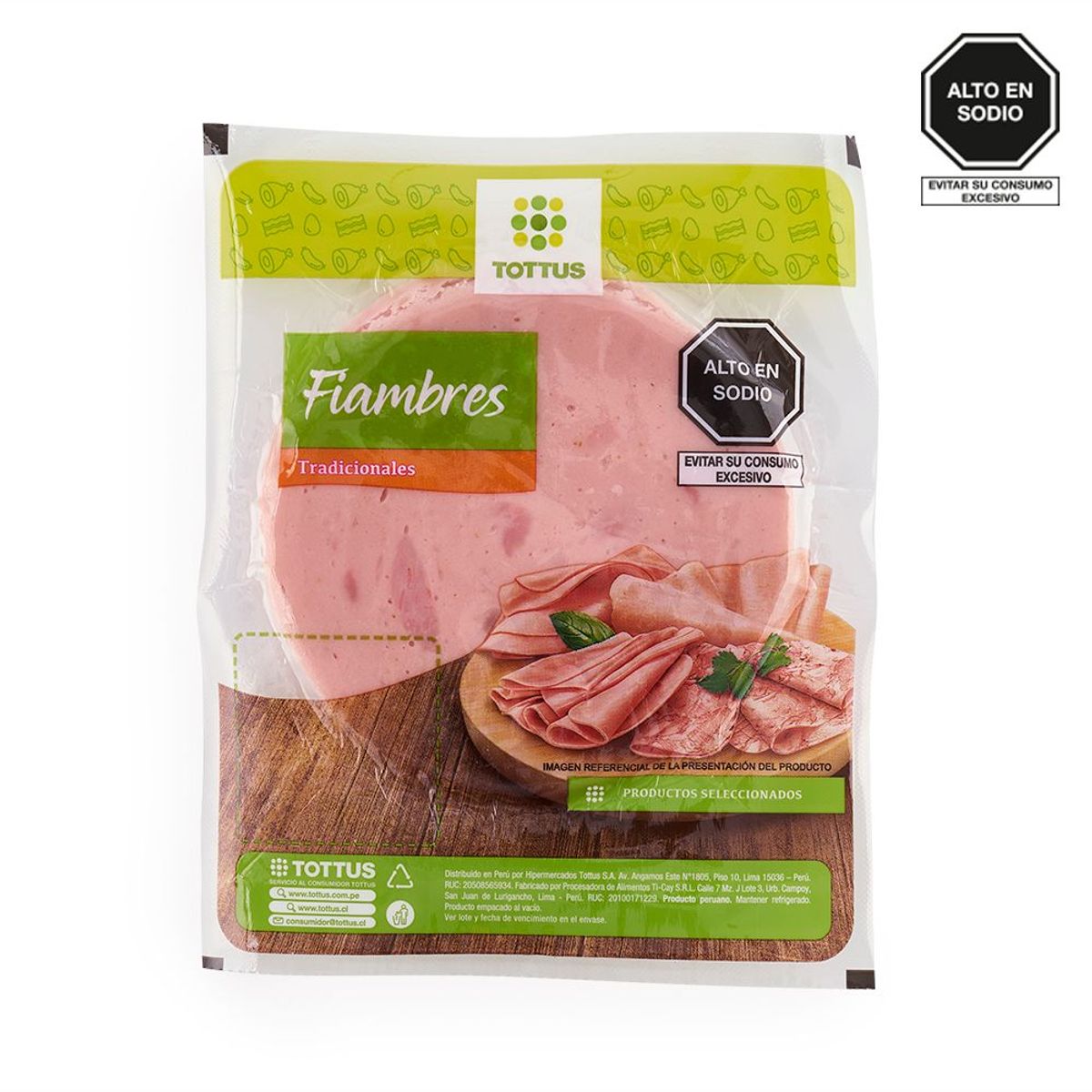 TOTTUS - Jamonada Especial de Cerdo Tottus Empaque 100 g