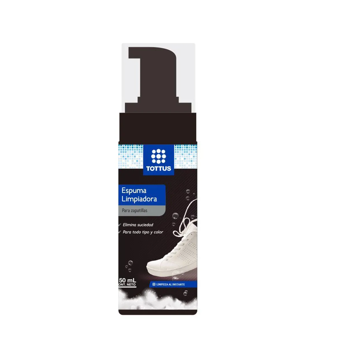 TOTTUS - Espuma Limpiadora para Zapatillas Tottus Envase 150 mL