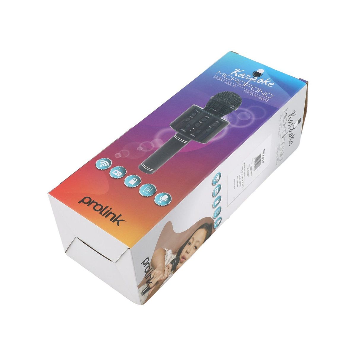 PROLINK - Micrófono Karaoke Infantil Negro