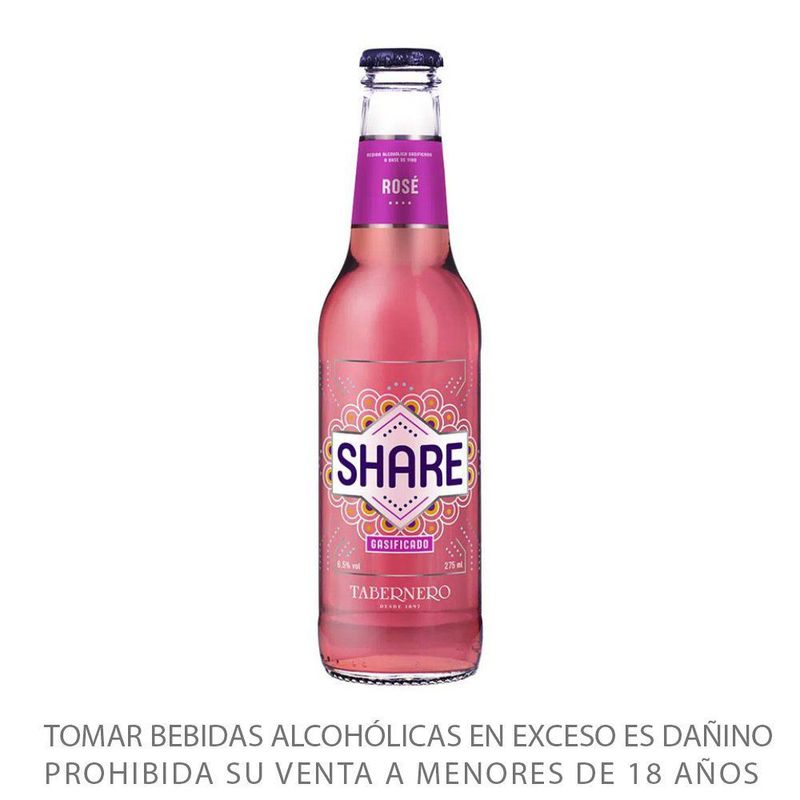 TABERNERO - Bebida con Alcohol Share Rosé 275 mL