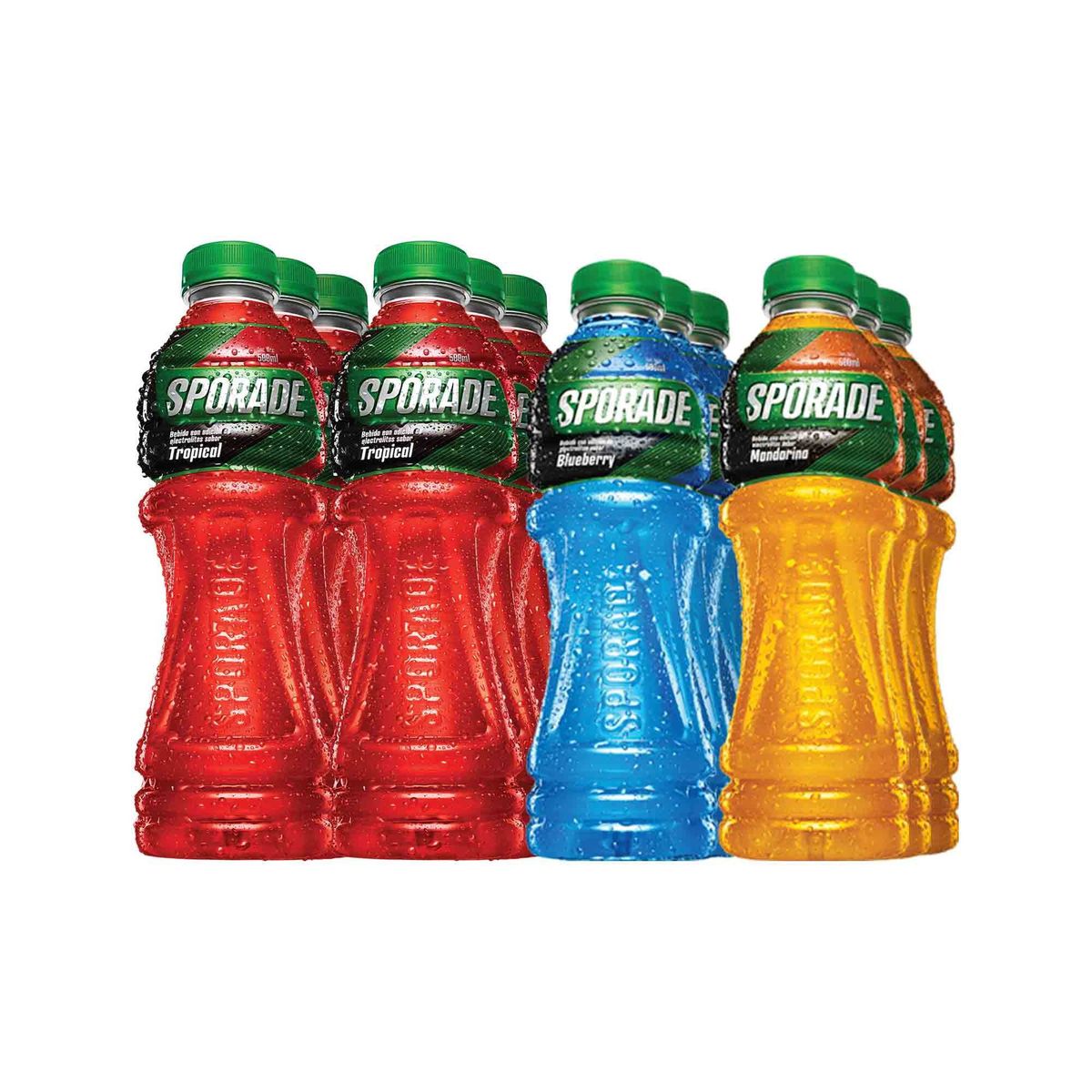 SPORADE - Bebida Rehidratante Sporade Surtido Pack 12 Botellas 500 mL