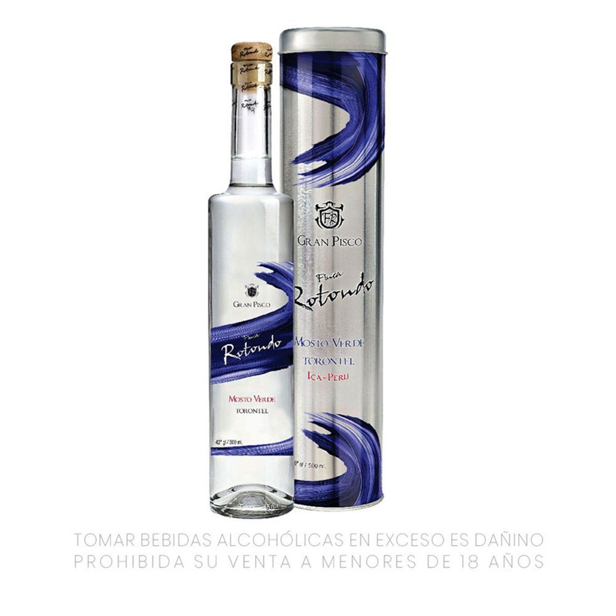 FINCA ROTONDO - Pisco Mosto Verde Torontel Finca Rotondo Botella 750 mL