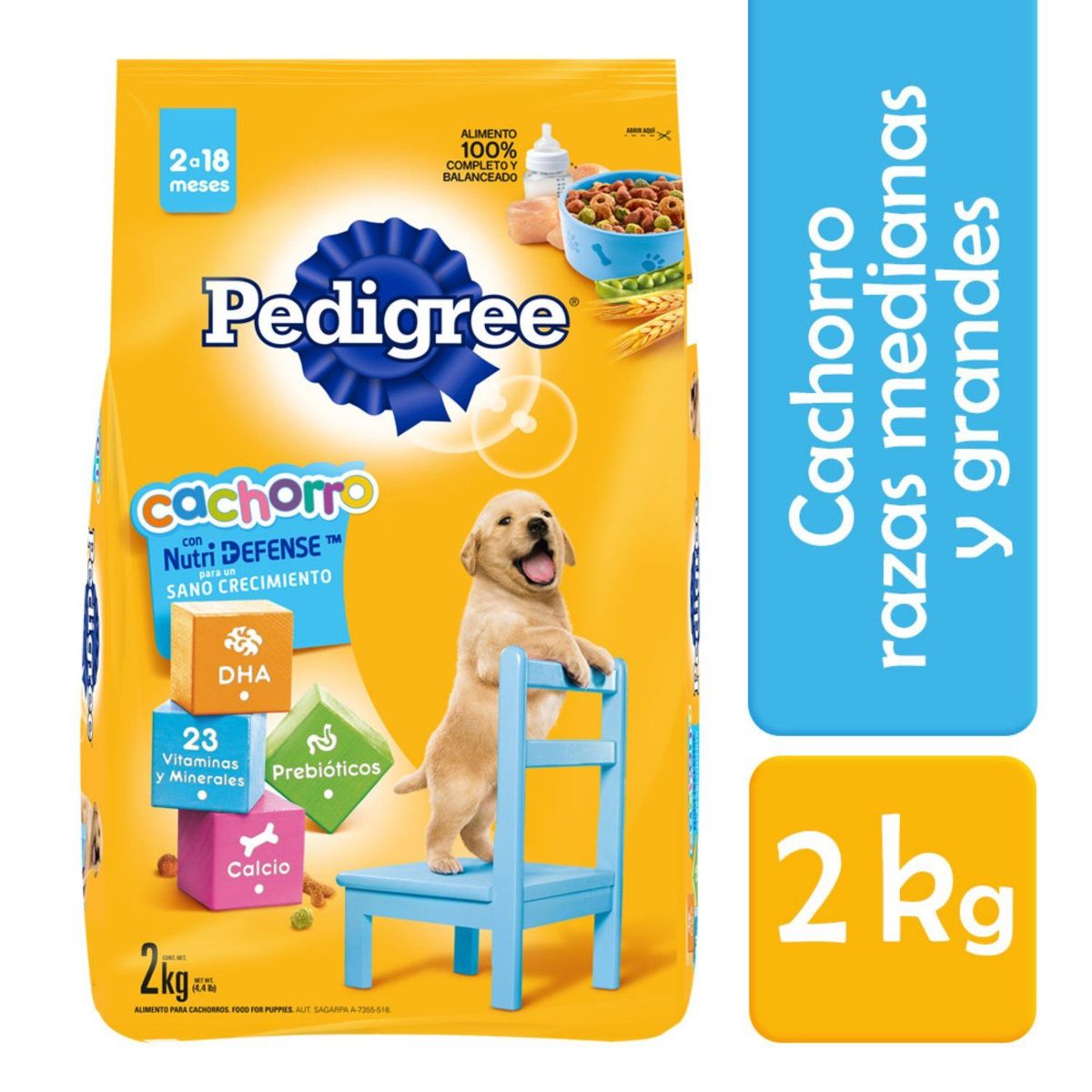 PEDIGREE - Alimento Seco Cachorros Pedigree Bolsa 2 Kg