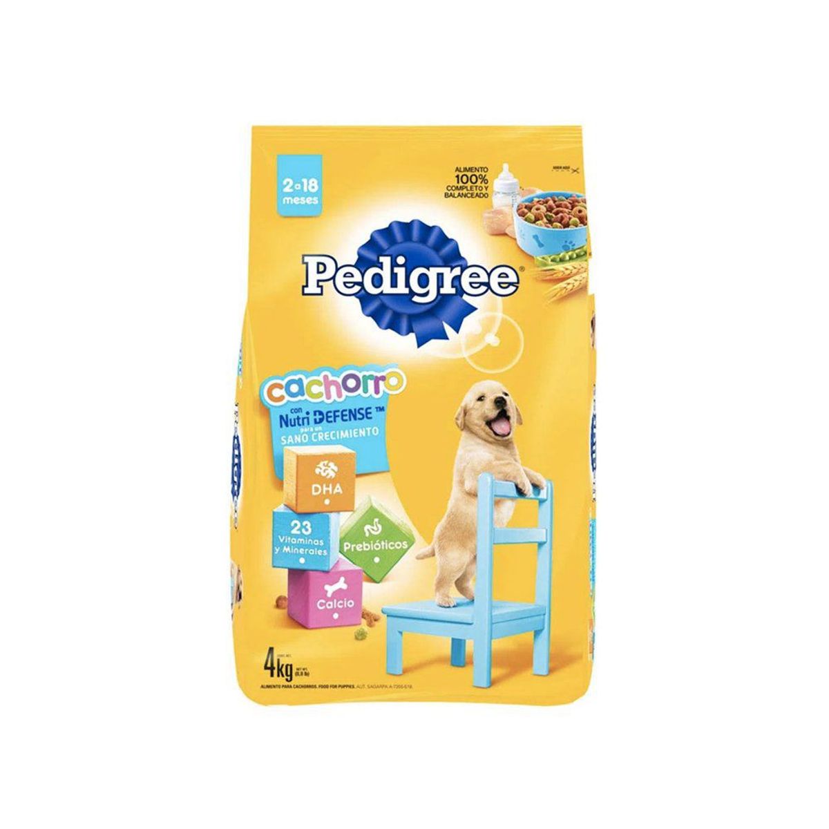 PEDIGREE - Alimento Seco Cachorros Pedigree Bolsa 4 Kg