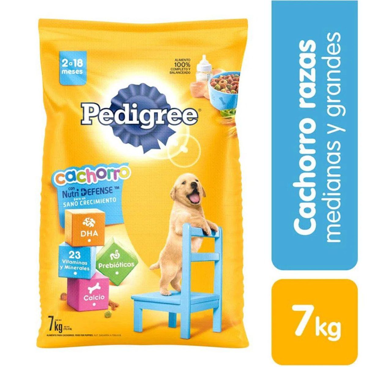 PEDIGREE - Alimento Seco Cachorros Pedigree Bolsa 7 Kg