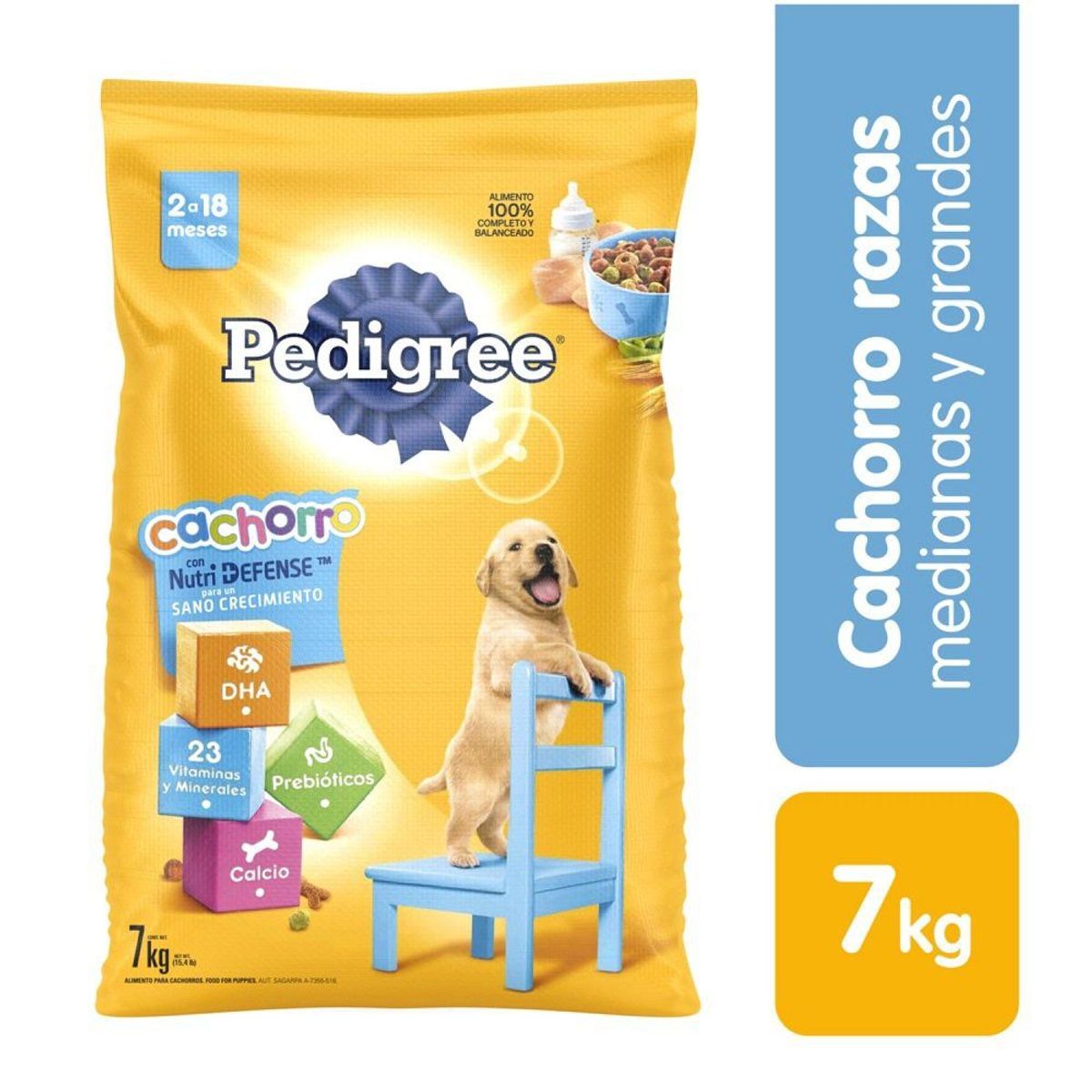 PEDIGREE - Alimento Seco Cachorros Pedigree Bolsa 7 Kg