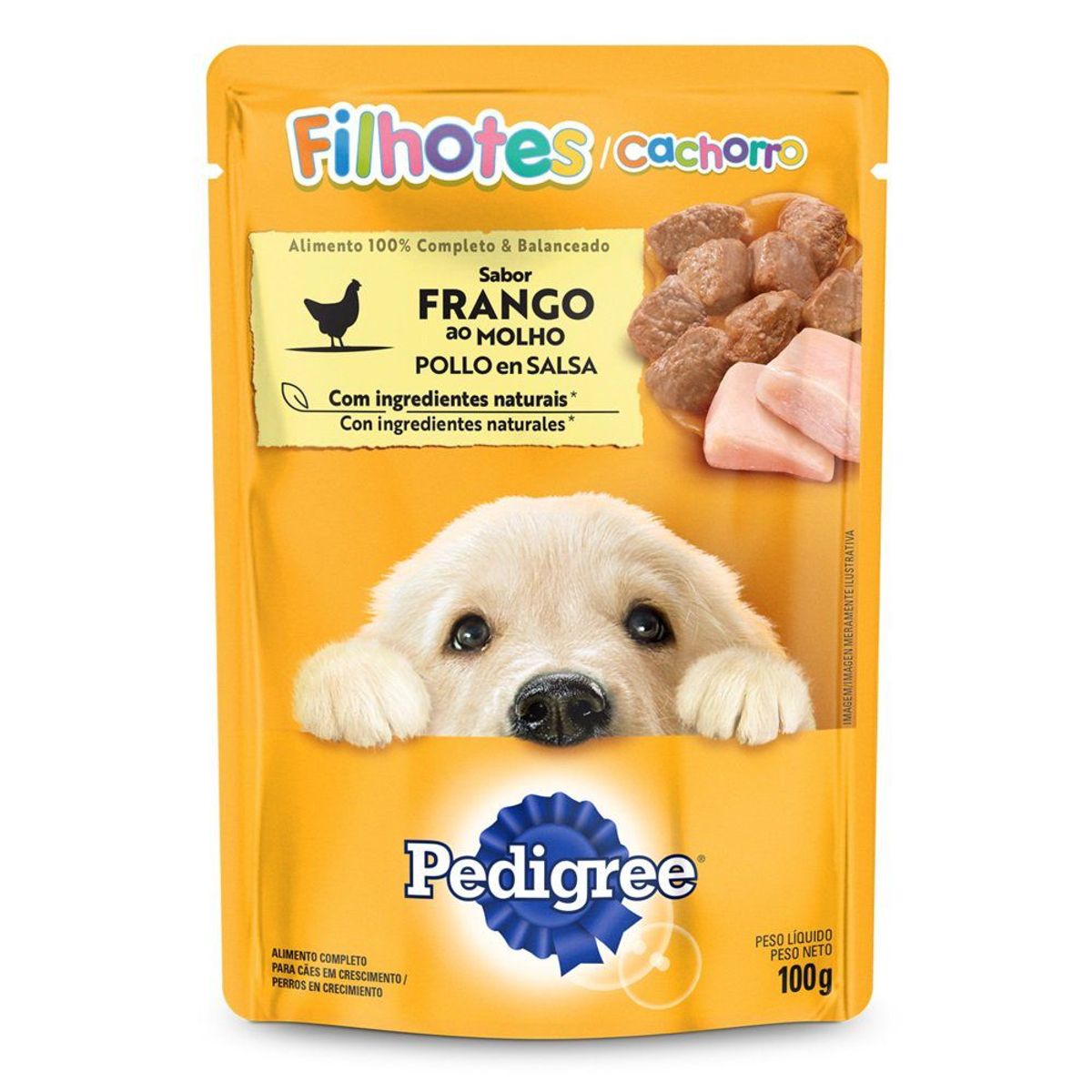 PEDIGREE - Alimento Húmedo Cachorros Pedigree Pollo Doypack 100 g