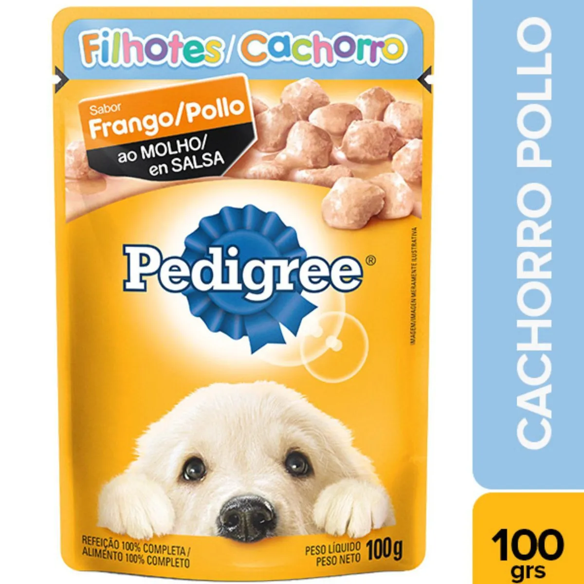 PEDIGREE - Alimento Húmedo Cachorros Pedigree Pollo Doypack 100 g