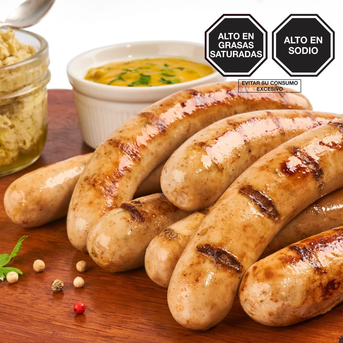 TOTTUS - SALCHICHA BRATWURST TOTTUS X 450 G